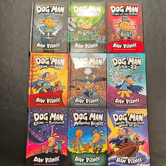 Scholastic Dog Man Series - Books 1-3 & 6-11 - Picture 2 of 2